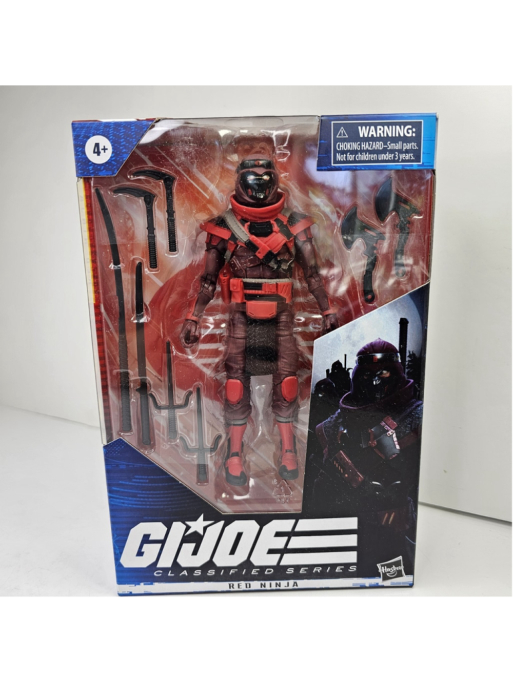 SEALED G.I. Joe Classified RED NINJA #08 Hasbro 6" Figure 1:12 NEW